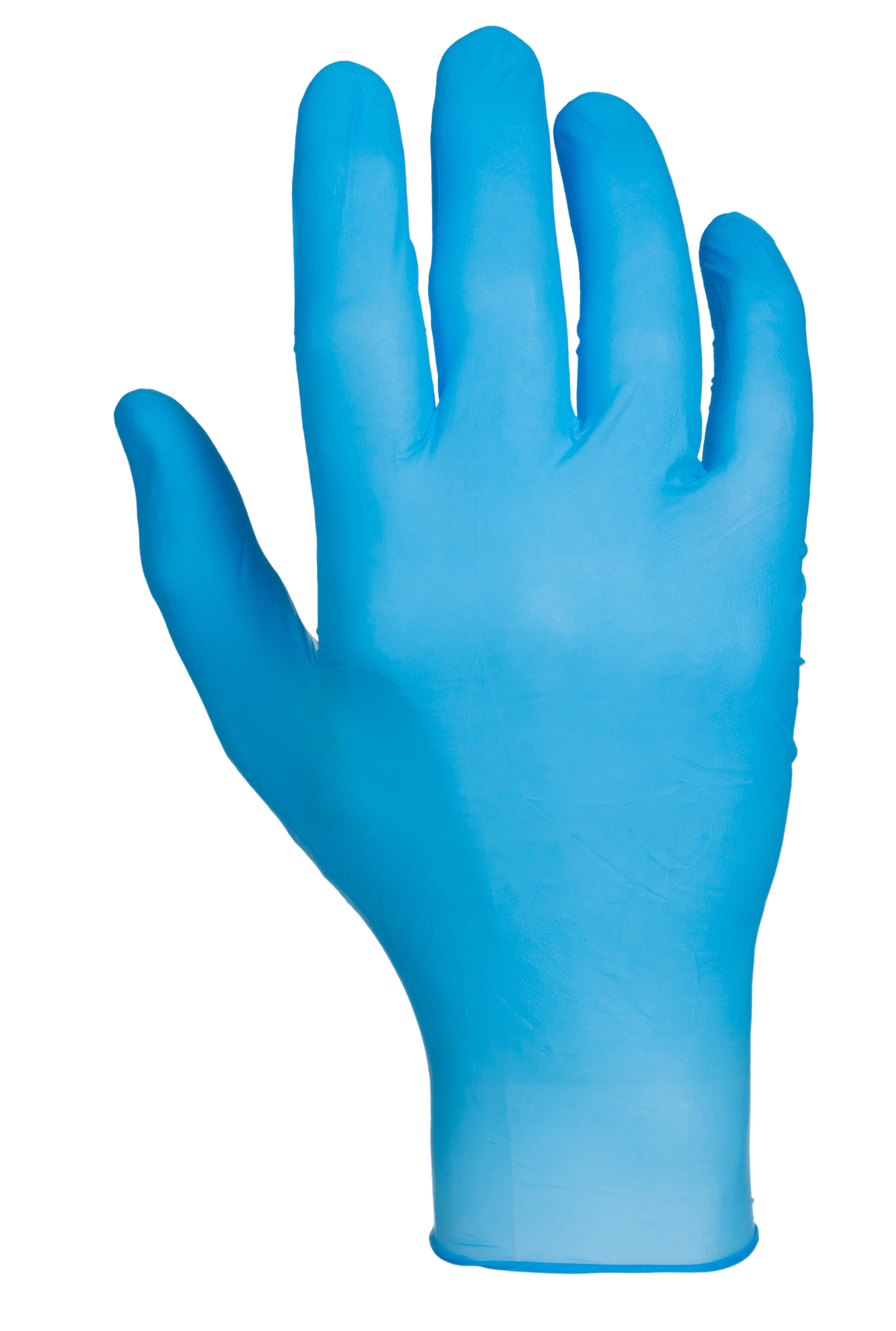 Skytec UTAH Blue Powder-Free Nitrile Disposable Gloves, Size L, 100 per Pack