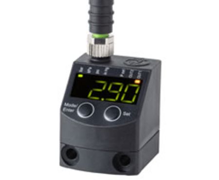 Norgren Pressure Sensor, -1bar Min, 1bar Max, Transistor Output, Relative Reading