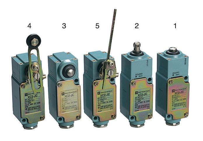 Telemecanique Sensors XC2J Series Plunger Limit Switch, NO/NC, IP65, SP, Metal Housing, 600V ac Max, 10A Max