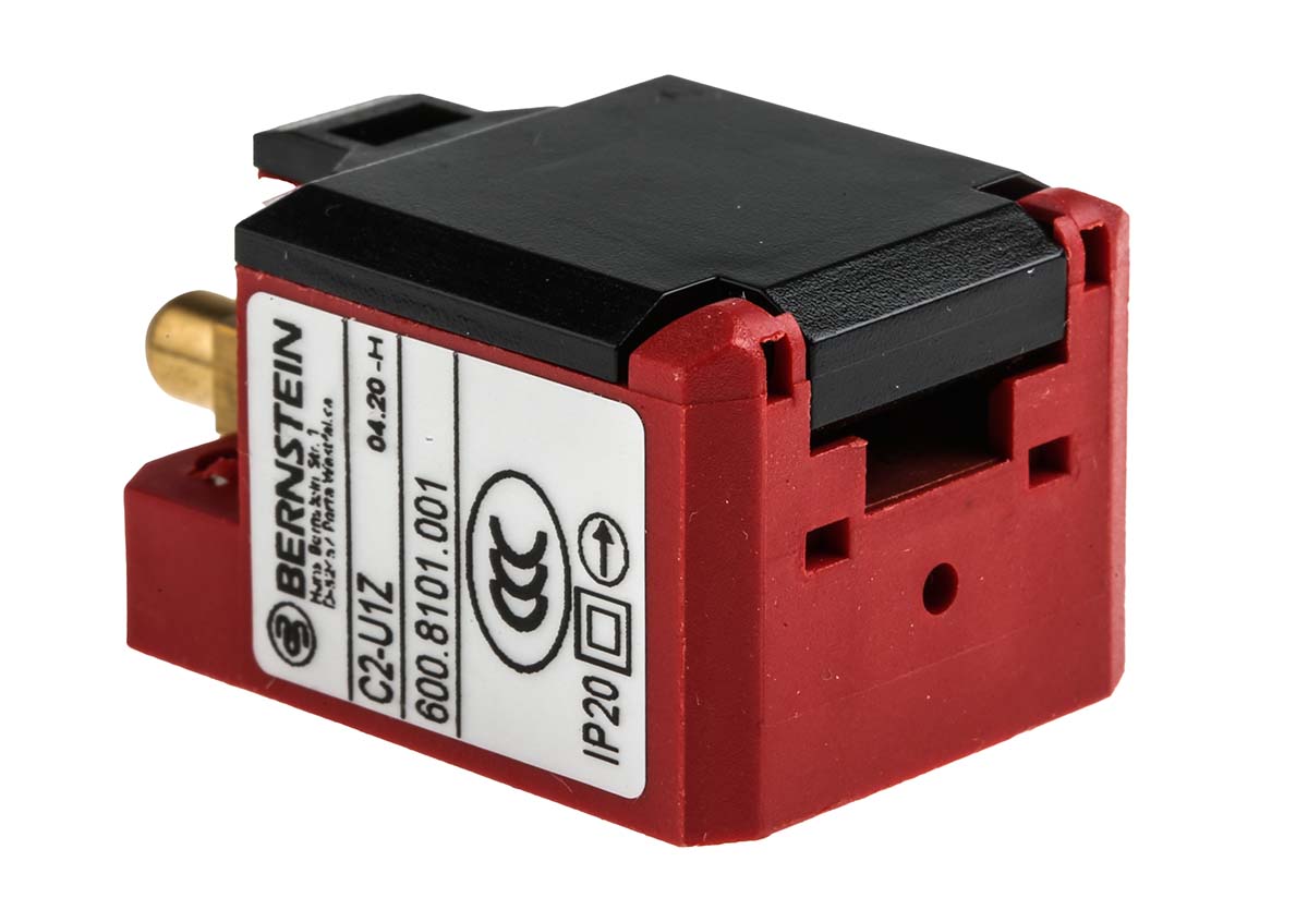 Bernstein AG C2 Series Plunger Interlock Switch, NO/NC, IP20, Glass Reinforced Plastic (GRP) Housing