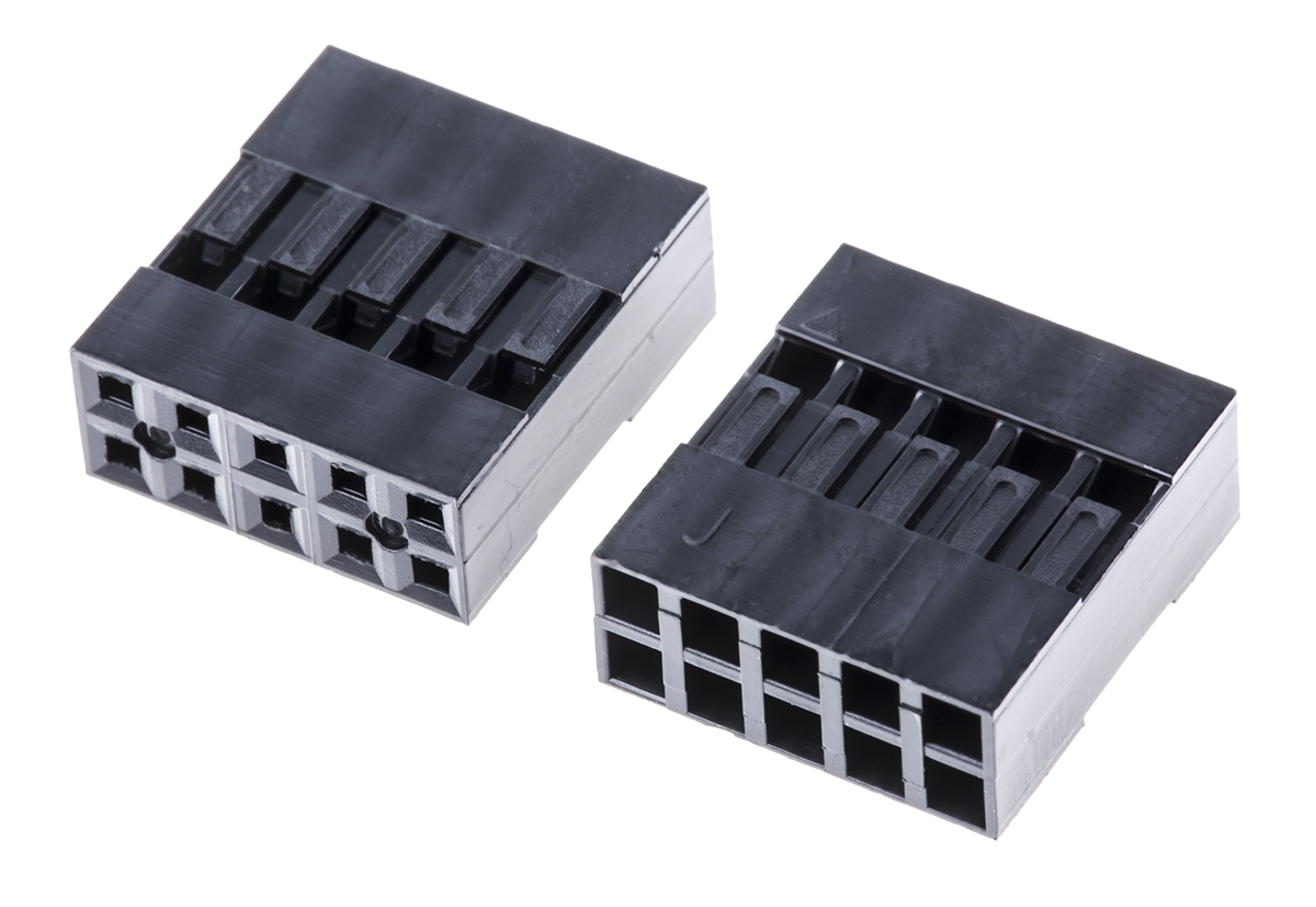 HARWIN, M20-10 Female Connector Housing, 2.54mm Pitch, 10 Way, 2 Row