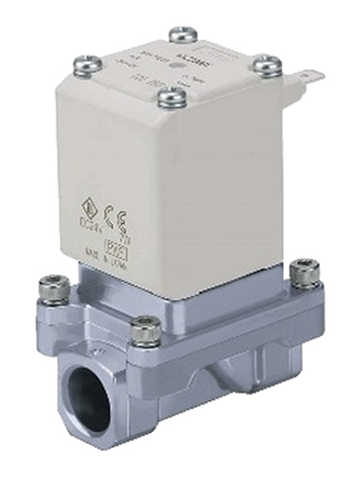 SMC Solenoid Valve VXZ262KLA, 2 Port, NC, 230 V ac