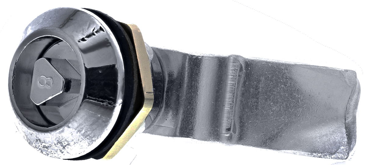 Euro-Locks a Lowe & Fletcher group Company Spanner Lock, 25.6mm Panel-to-Tongue, 23 x 20.2mm Cutout, Key Unlock