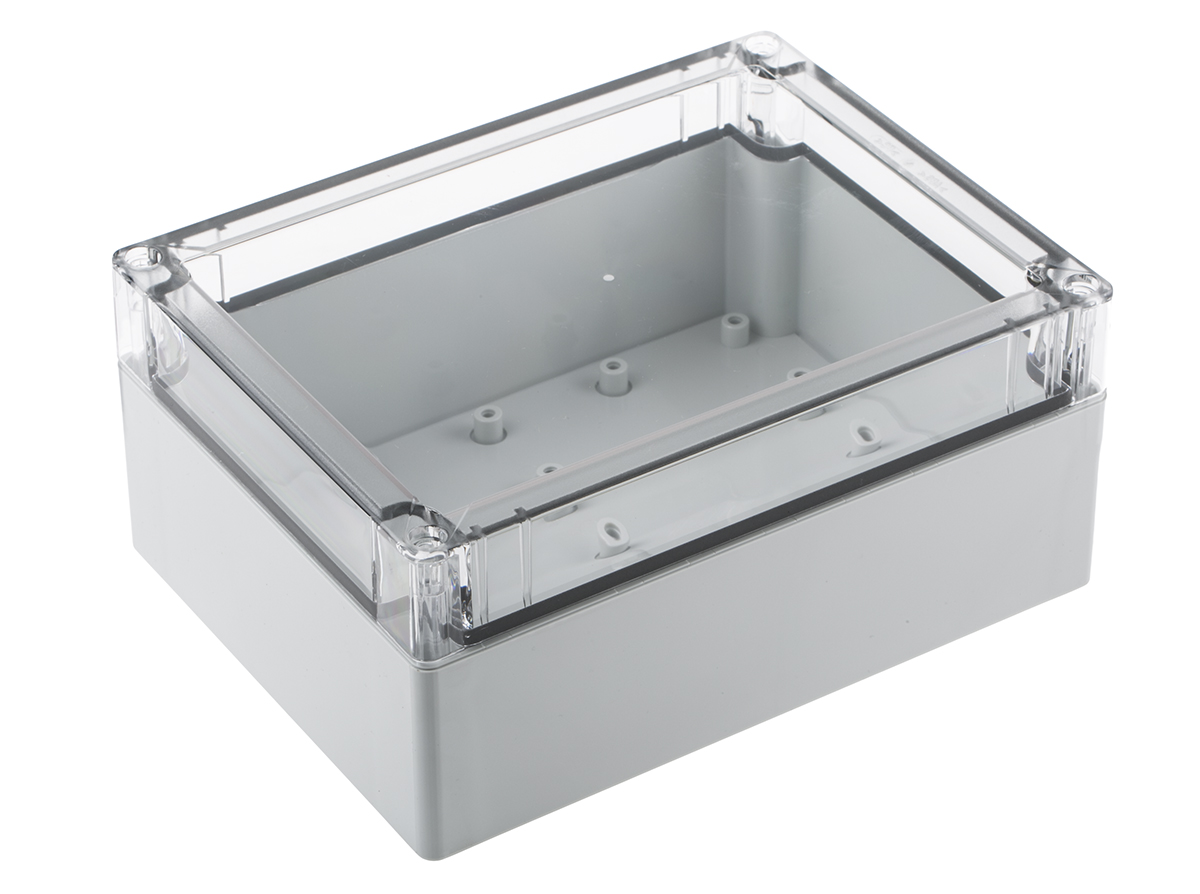 Spelsberg TG Series Grey Polycarbonate Enclosure, IP67, Transparent Lid, 202 x 152 x 90mm