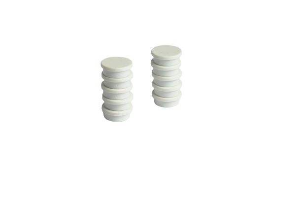 Eclipse Button Magnet 20mm Self-Adhesive Ferrite, 0.3kg Pull
