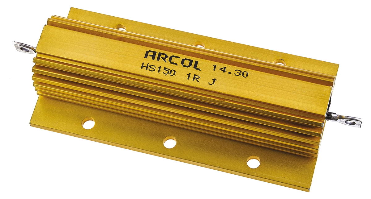 Arcol, 1Ω 150W Wire Wound Chassis Mount Resistor HS150 1R J ±5%