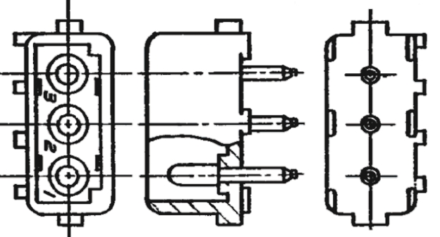 TE Connectivity Commercial MATE-N-LOK Series Straight Through Hole PCB Header, 4 Contact(s), 5.08 mm Pitch, 1 Row,