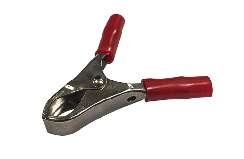 RS PRO Crocodile Clip, Nickel Plated Contact, 15A, Red
