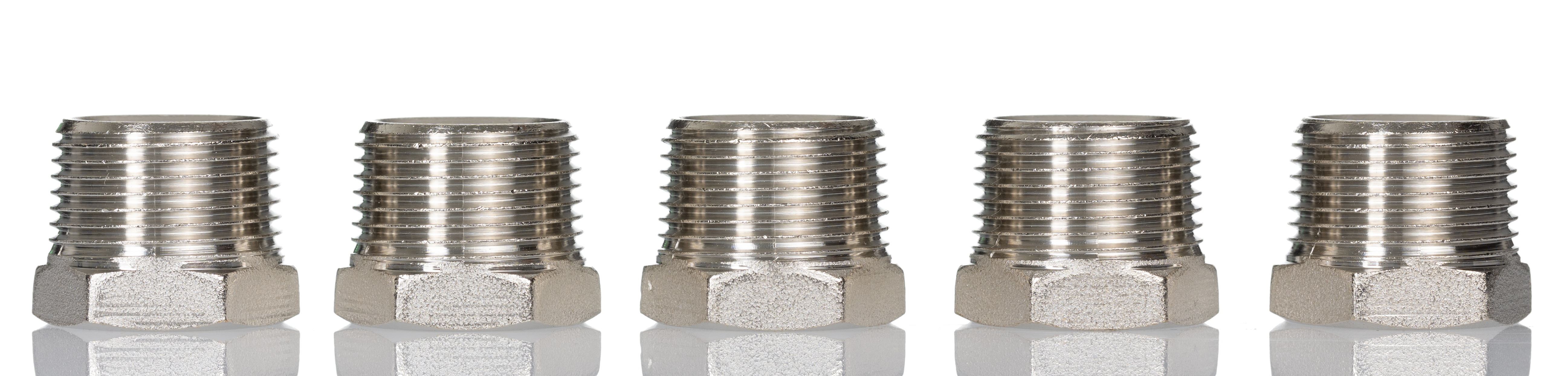 Norgren 15 Series Reducing Connector, R 3/4 Male to G 3/8 Female, Threaded Connection Style