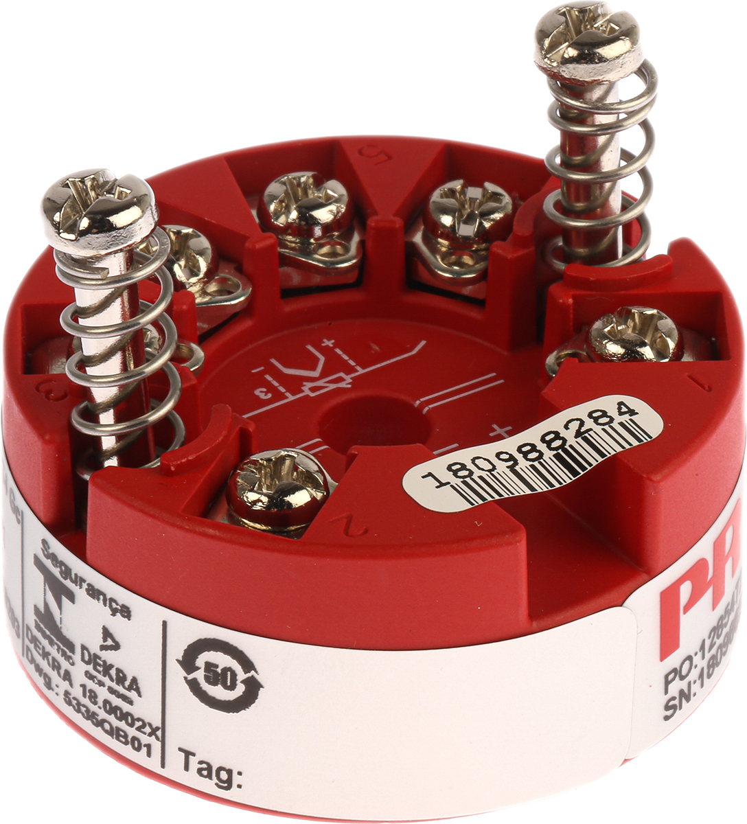 PR Electronics 5300 Temperature Transmitter Linear Resistance, RTD, Thermocouple, Voltage Input, 8 → 35 V dc