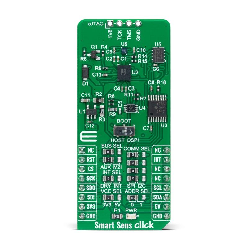 MikroElektronika Smart Sens Click Inertial Measurement Unit (IMU) - 6 DoF Add On Board for BHI260 mikroBUS Socket