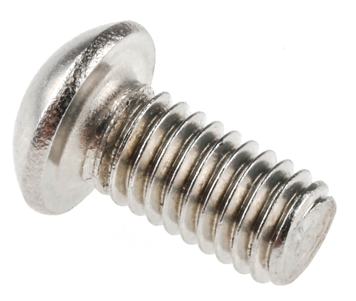 RS PRO Stainless Steel Hex Socket Button Screw, ISO 7380, M6 x 12mm