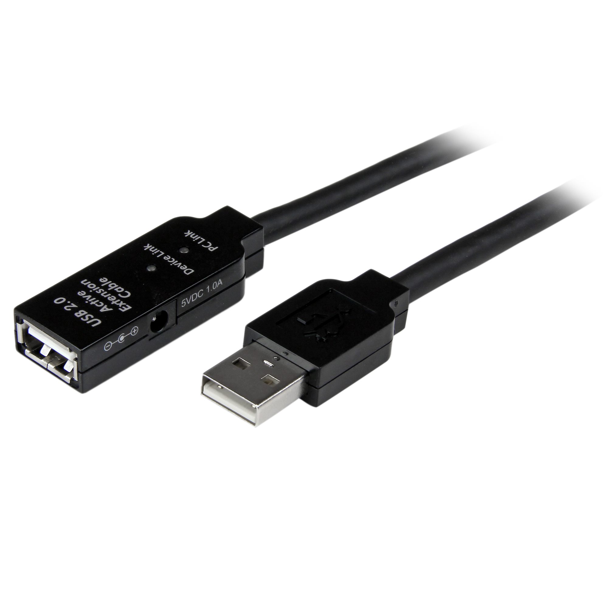 StarTech.com USB 2.0, Male USB A to Female USB A, 480Mbps, 20m