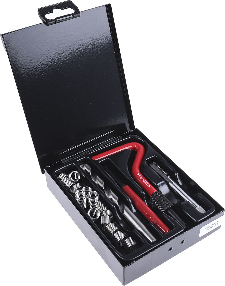RS PRO 19 piece M10 x 1.5 Thread Repair Kit