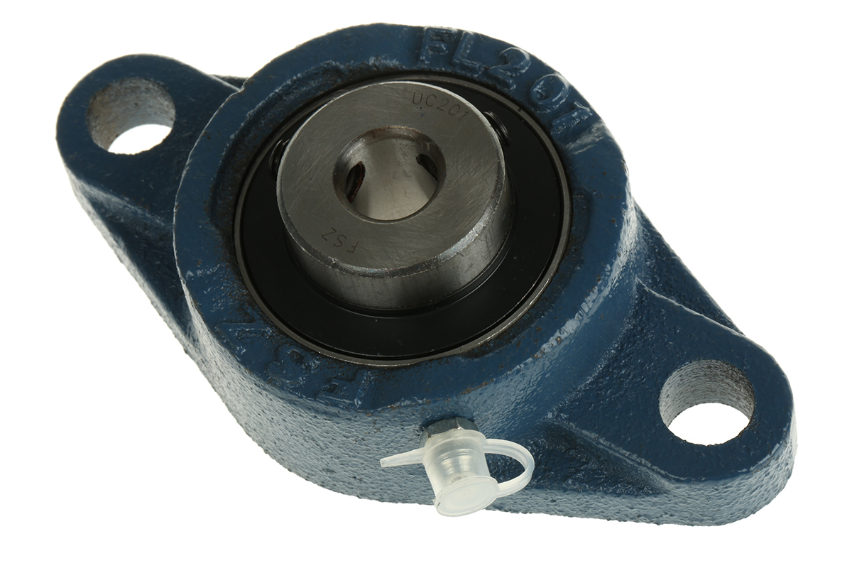2 Hole Flange Bearing Unit 12mm ID