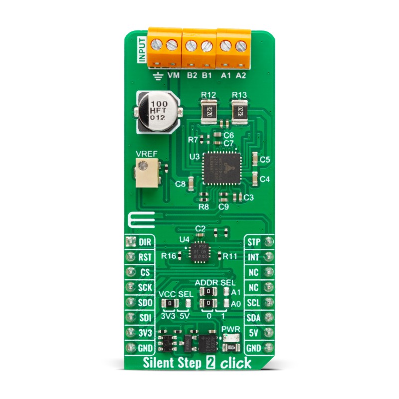 MikroElektronika Add-On Board Stepper Motor Driver for TMC 2130 for mikroBUS Socket