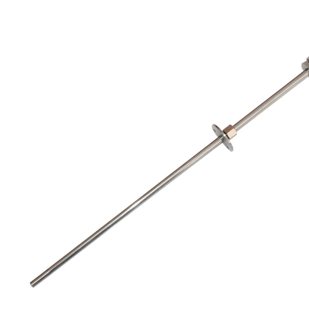Electrotherm PT100 RTD Sensor, 8mm Dia, 400mm Long, 3 Wire, Probe, 3 DIN EN 60751 °C, F0 °C +400°C Max
