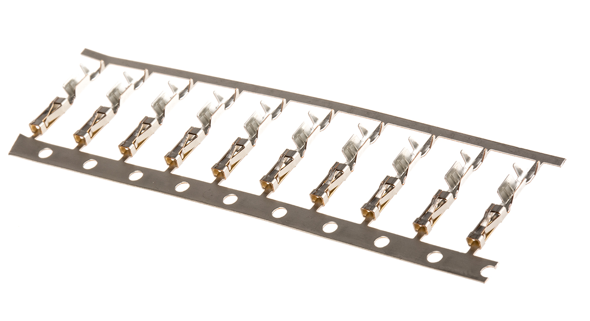 TE Connectivity AMPMODU Short Point Series Female Crimp Terminal, 24AWG Min, 20AWG Max
