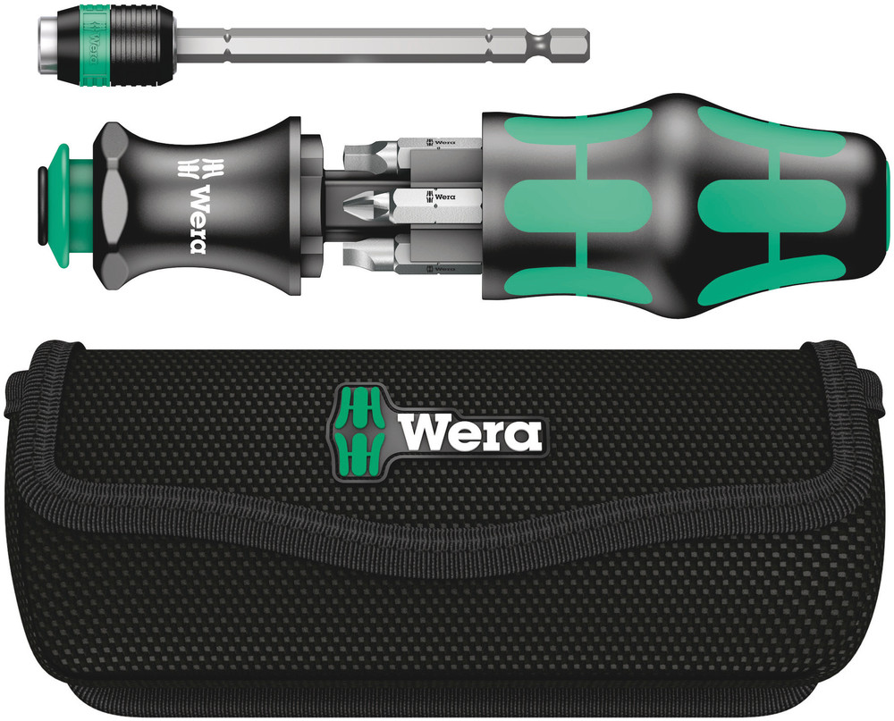 Wera 7 Pieces, Hexagon, Phillips, Slotted, Square