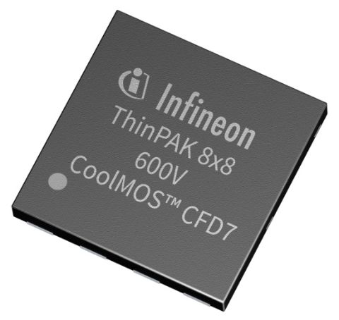 Infineon CoolMOS CFD7 Type N-Channel MOSFET, 16 A, 600 V Enhancement, 5-Pin VSON IPL60R160CFD7AUMA1