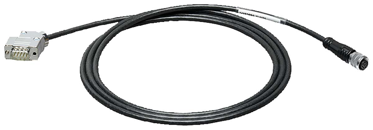 Siemens Female 8 way M12 to Male 9 way D-Sub Sensor Actuator Cable, 2 m