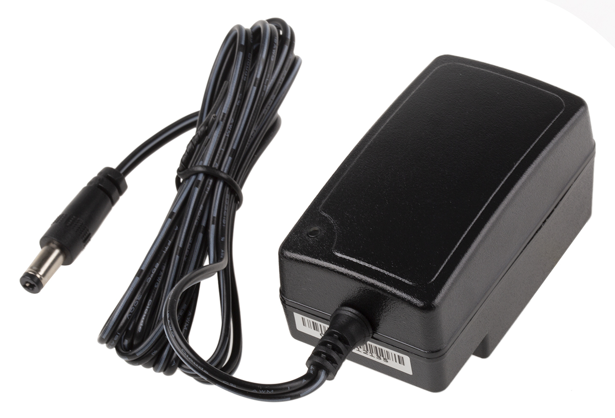 MEAN WELL 15W Plug-In AC/DC Adapter 18V dc Output, 830mA Output