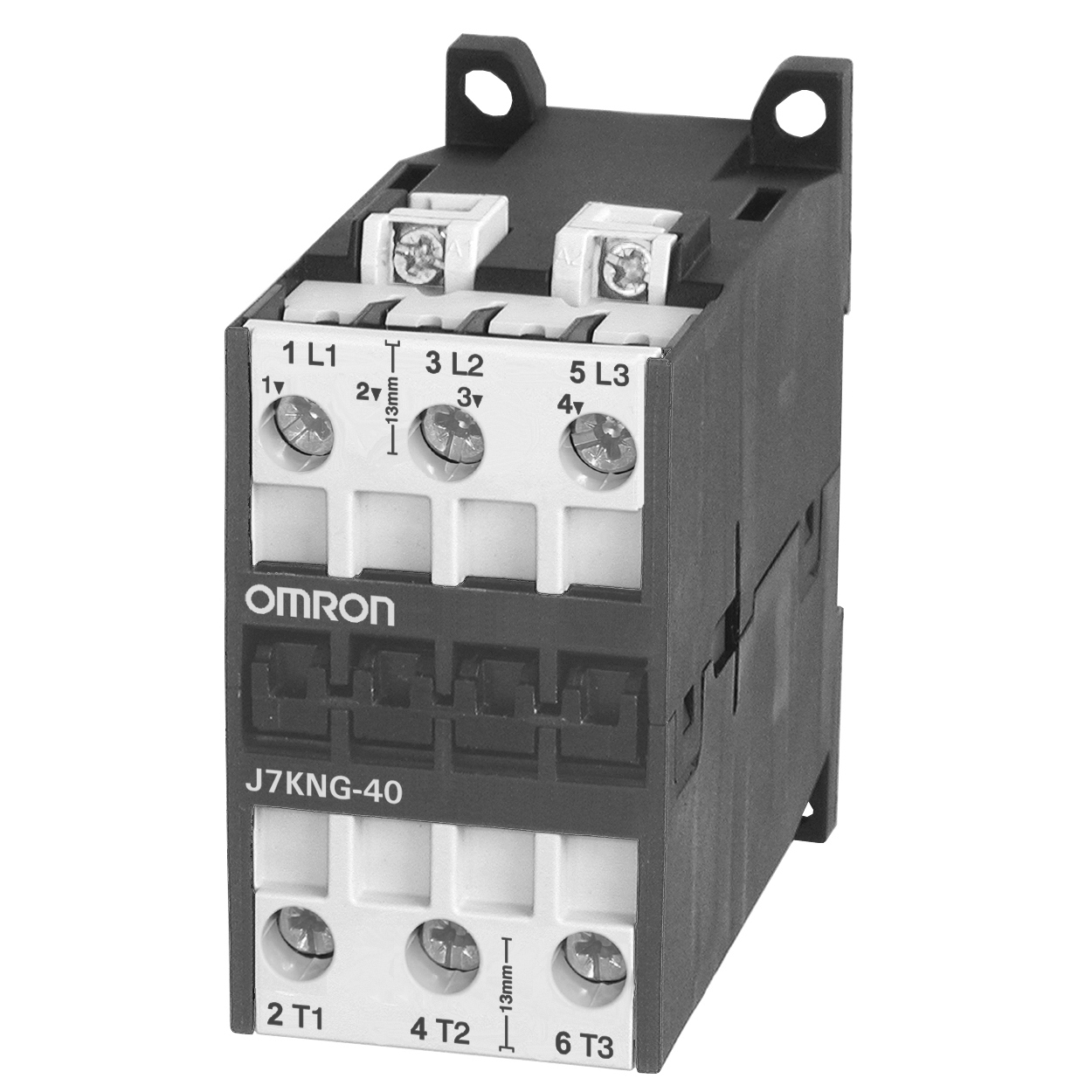 Omron J7KN Series Contactor, 24 V Coil, 3-Pole, 40 A, 18.5 kW