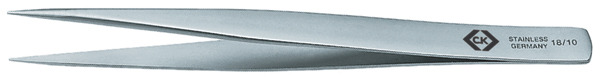 CK 130 mm, Stainless Steel, Fine, Straight, Tweezer