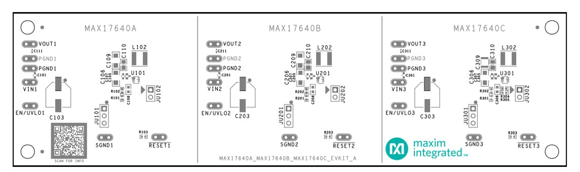 Maxim Integrated MAX17640AEVKIT# DC-DC Converter for MAX17640AATA for DC-DC Converter