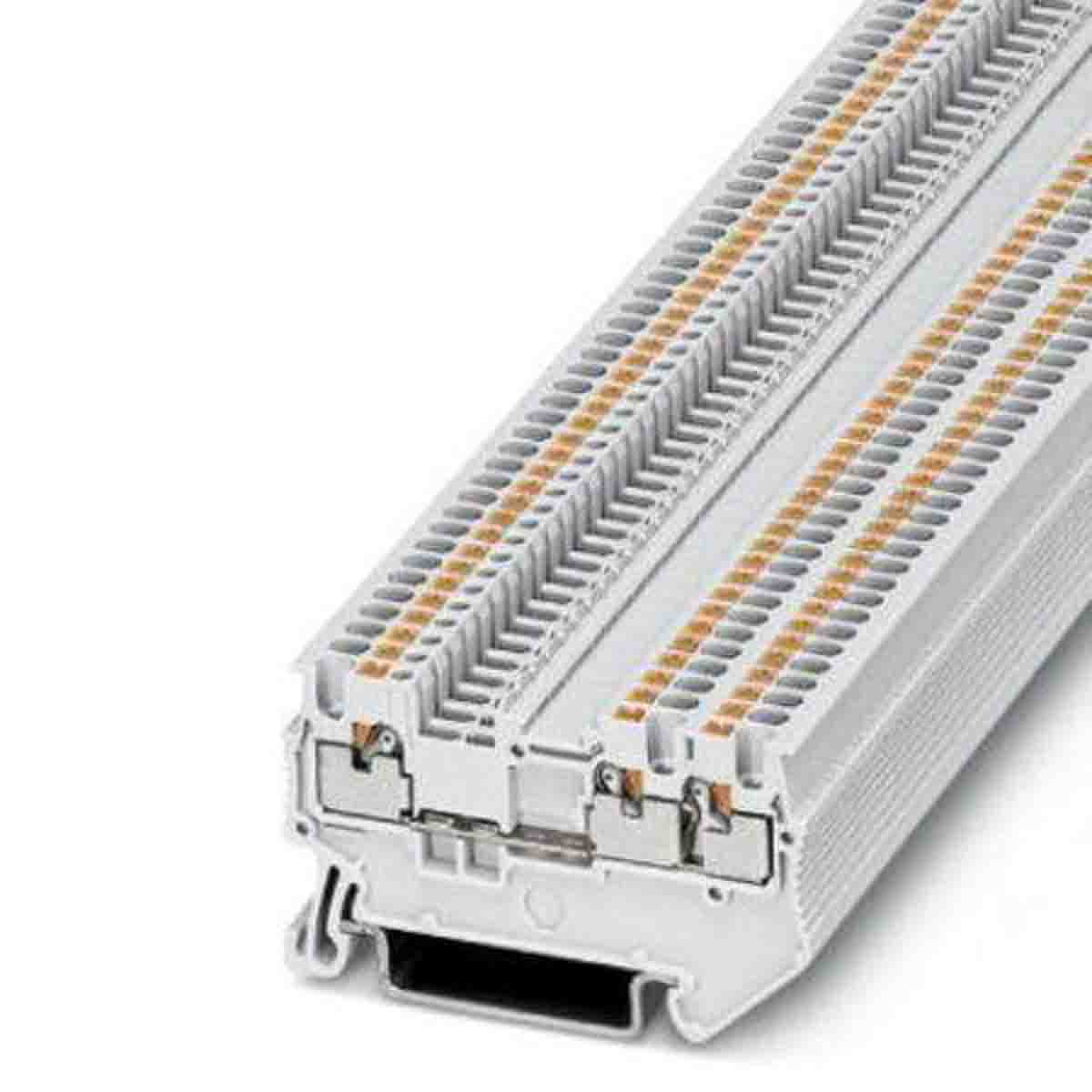 Phoenix Contact 3208158 PT 1,5 Series White, 0.14 → 1.5mm², Push In Termination, ATEX, IECEx