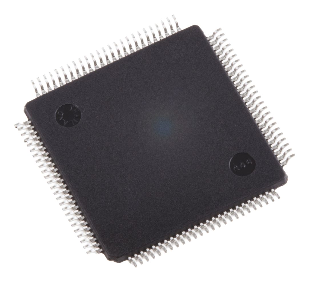 Microchip PIC32MX360F512L-80I/PT, 32 bit PIC Microcontroller, 80 MHz, 512kB FLASH, 100-Pin TQFP