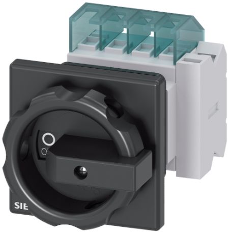 Siemens 4P Pole Panel Mount Non-Fused Switch Disconnector - 16A Maximum Current, 7.5kW Power Rating, IP65