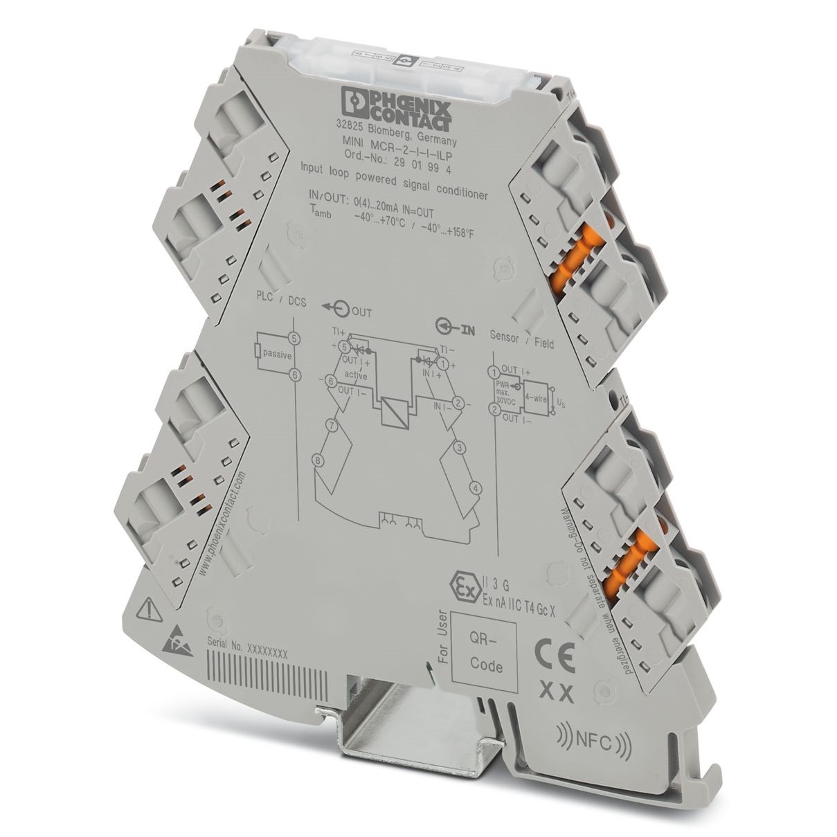 Phoenix Contact MINI MCR Series Signal Conditioner, Current Input, Current Output, 9.6 → 30V dc Supply, ATEX