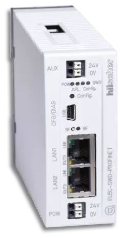 Hilscher SmartWire-DT Series Gateway Server, PROFINET IO, SmartWire-DT Master, 24 V DC