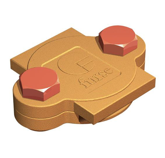 WJ Furse Copper Earth Clamp Max. Conductor Size 26 x 8mm