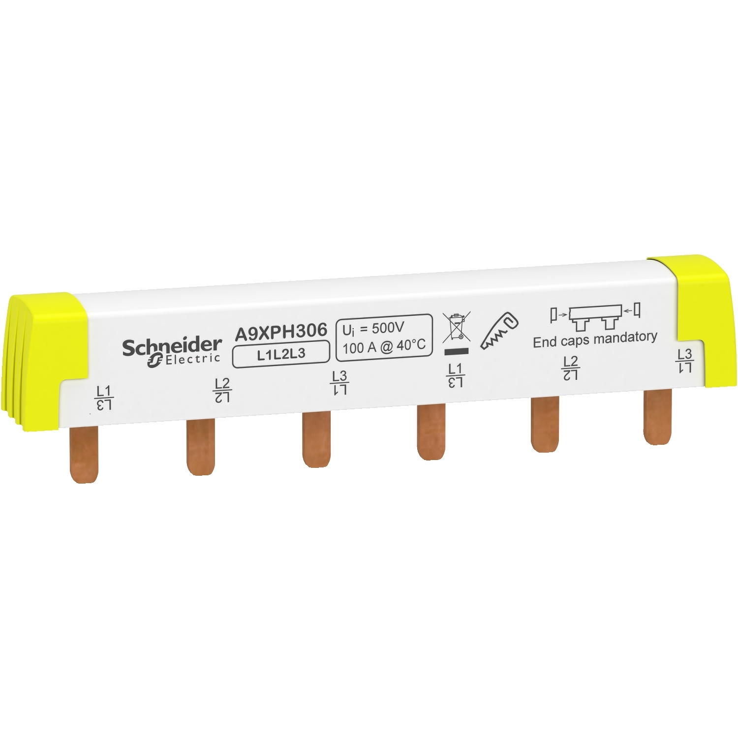 Schneider Electric Acti9 Busbar, 415V ac, 19mm Pitch