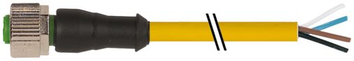 Murrelektronik Limited Female 4 way M12 to Free Cable End Sensor Actuator Cable, 3 m
