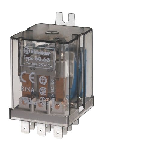 Finder Flange Mount Relay, 230V ac Coil, 10A Switching Current