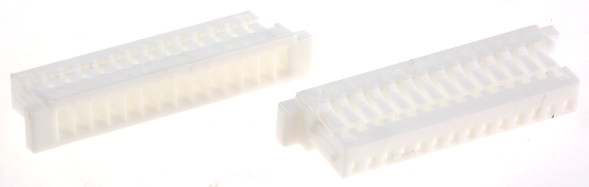JST, SH Female Connector Housing, 1mm Pitch, 14 Way, 1 Row