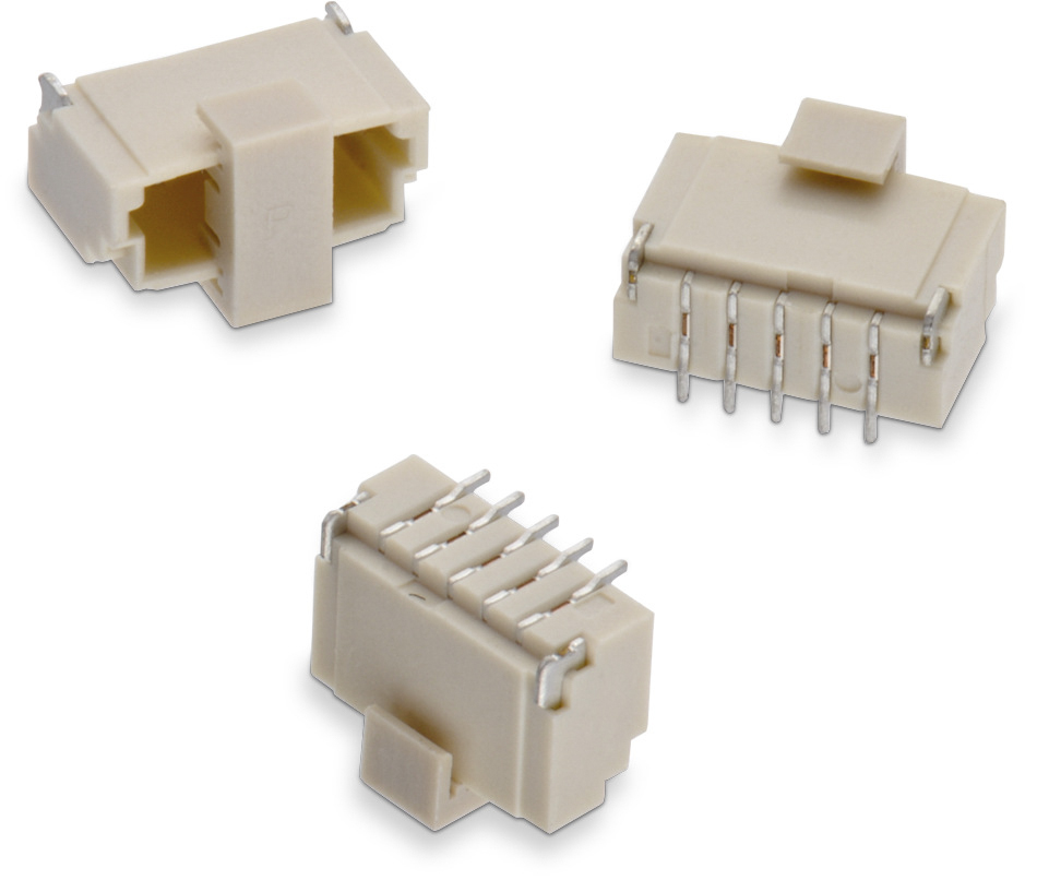 Wurth Elektronik WR-WTB Series Straight Surface PCB Header, 5 Contact(s), 1 mm Pitch, 1 Row, Shrouded