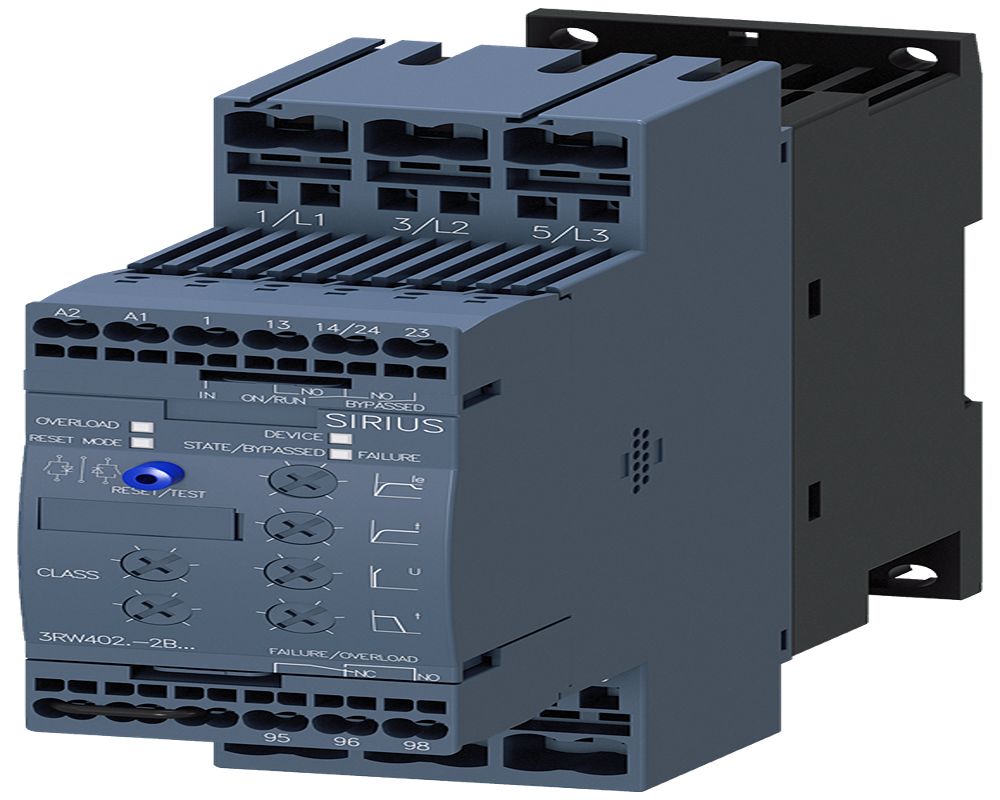 Siemens SIRIUS Soft Starter, , 22 kW, 400 → 600 V ac, 3 Phase, IP20