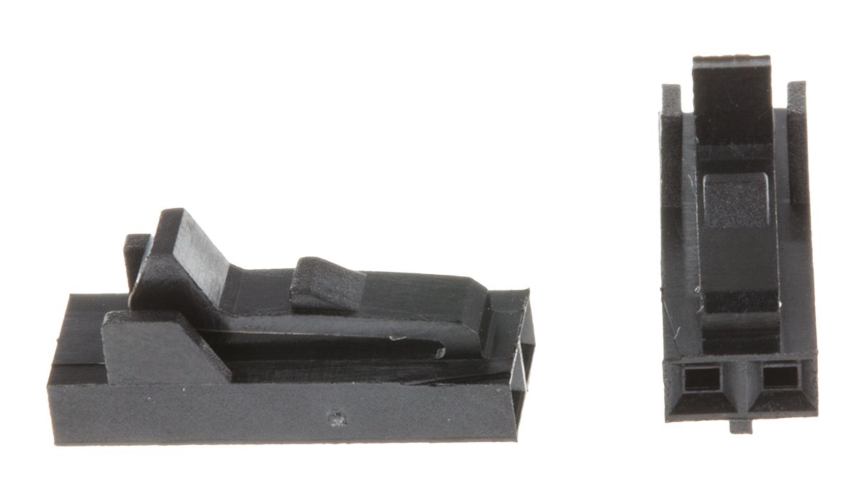TE Connectivity, AMPMODU MTE Female Connector Housing, 2.54mm Pitch, 2 Way, 1 Row