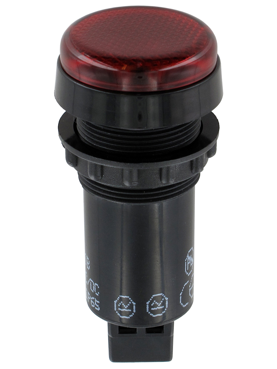 Sloan Red Panel Mount Indicator, 24V, 22mm Mounting Hole Size, IP65