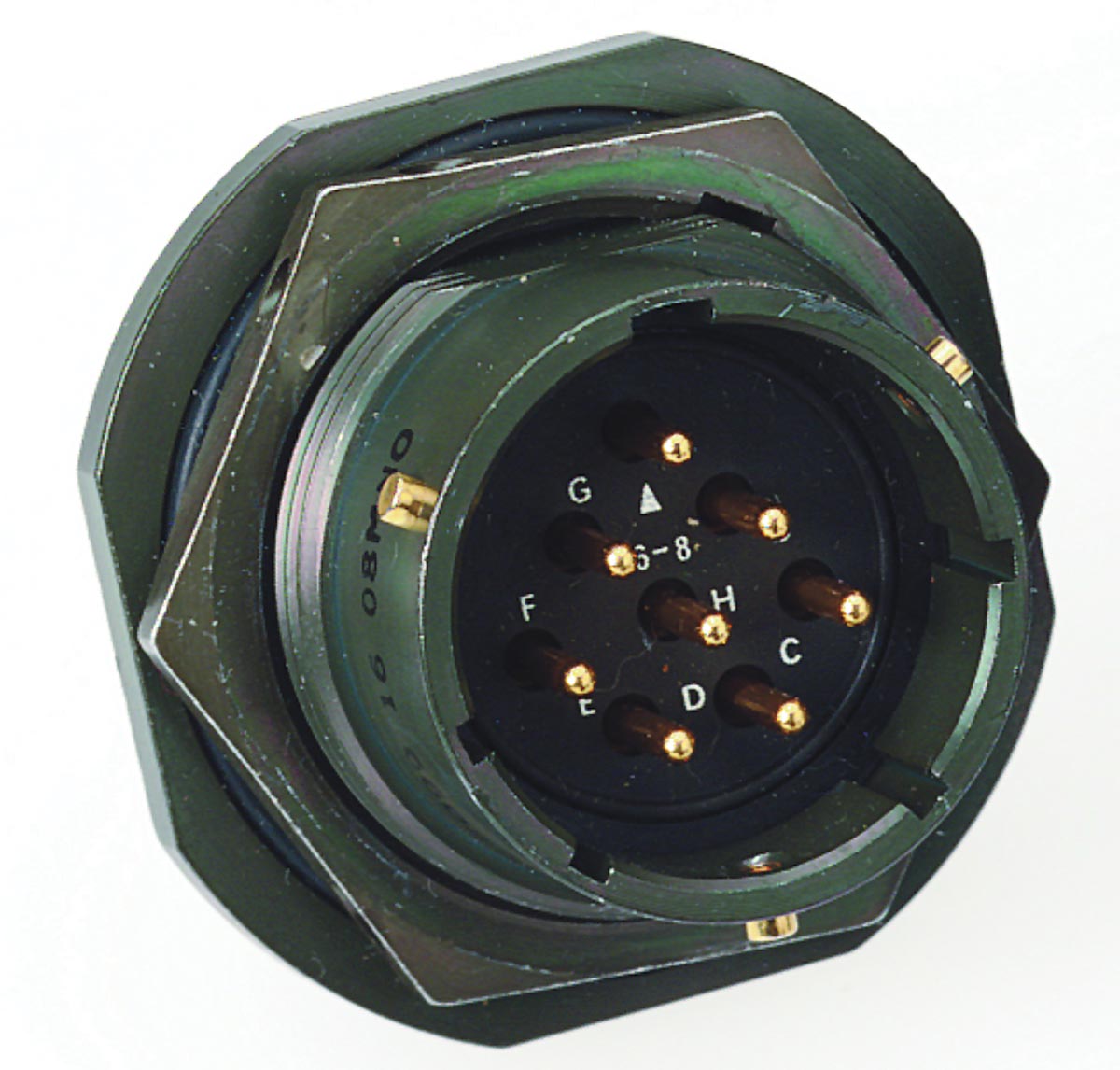 Amphenol Industrial, MS 10 Way Cable MIL Spec Circular Connector Receptacle, Socket Contacts,Shell Size 1, Bayonet,