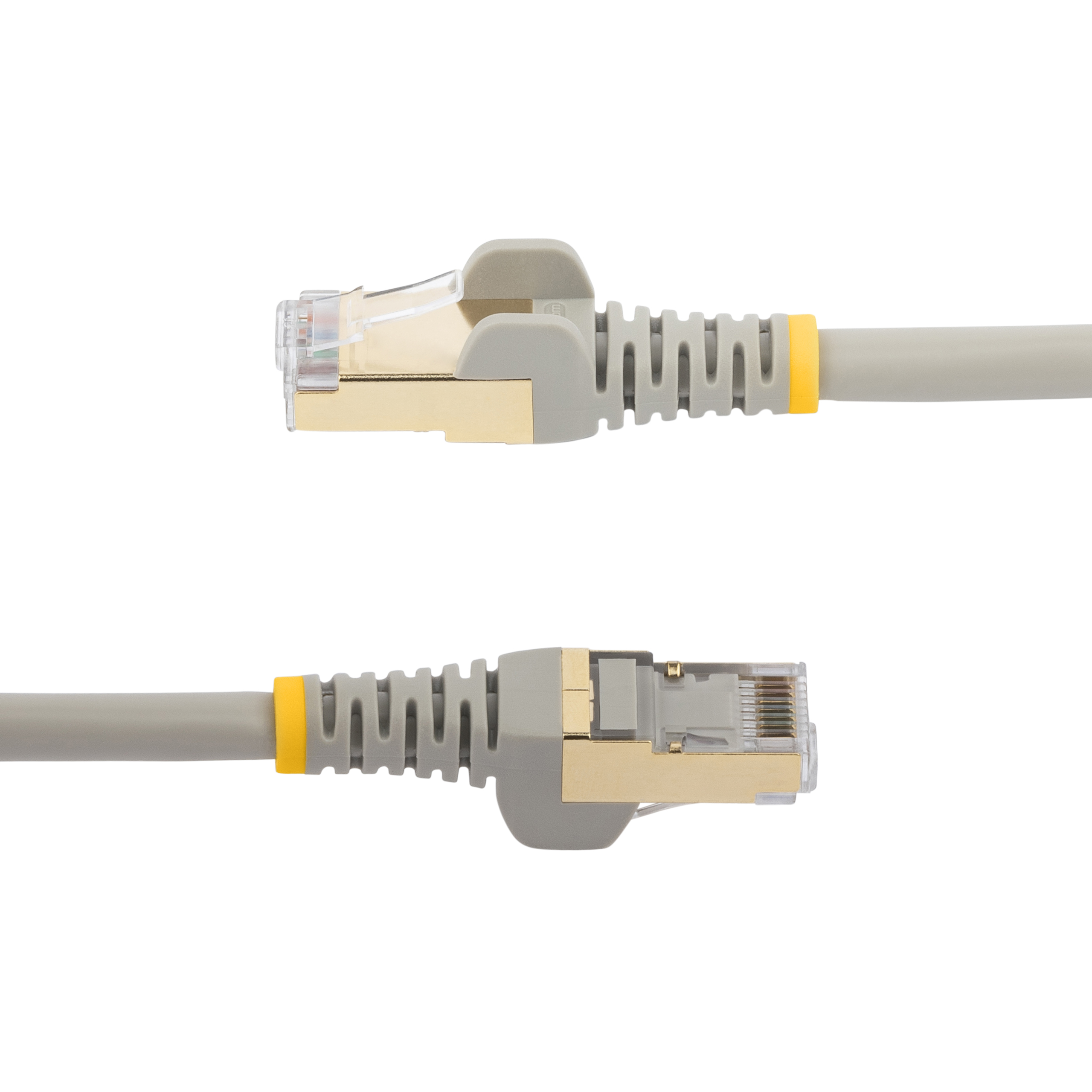StarTech.comCAT6a - 10Gbit/s, 0.5m Cat6a, Grey RJ45 to Male RJ45 Male, STP Shielded, Terminated PVC Sheath