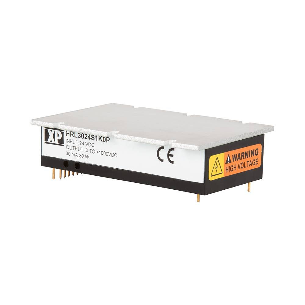 XP Power HRL30 DC-DC Converter, 0 → 1500V dc/ 20mA Output, 22 → 30 V dc Input, 30W, Through Hole, +70°C