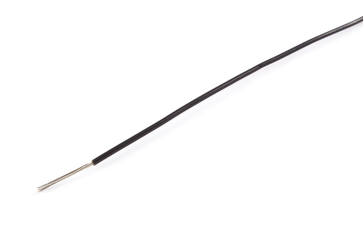 AXINDUS KY Series Black 1 mm² Hook Up Wire, 18 AWG, 32 x 0.2 mm, 200m, PVC Insulation, KY33A04N