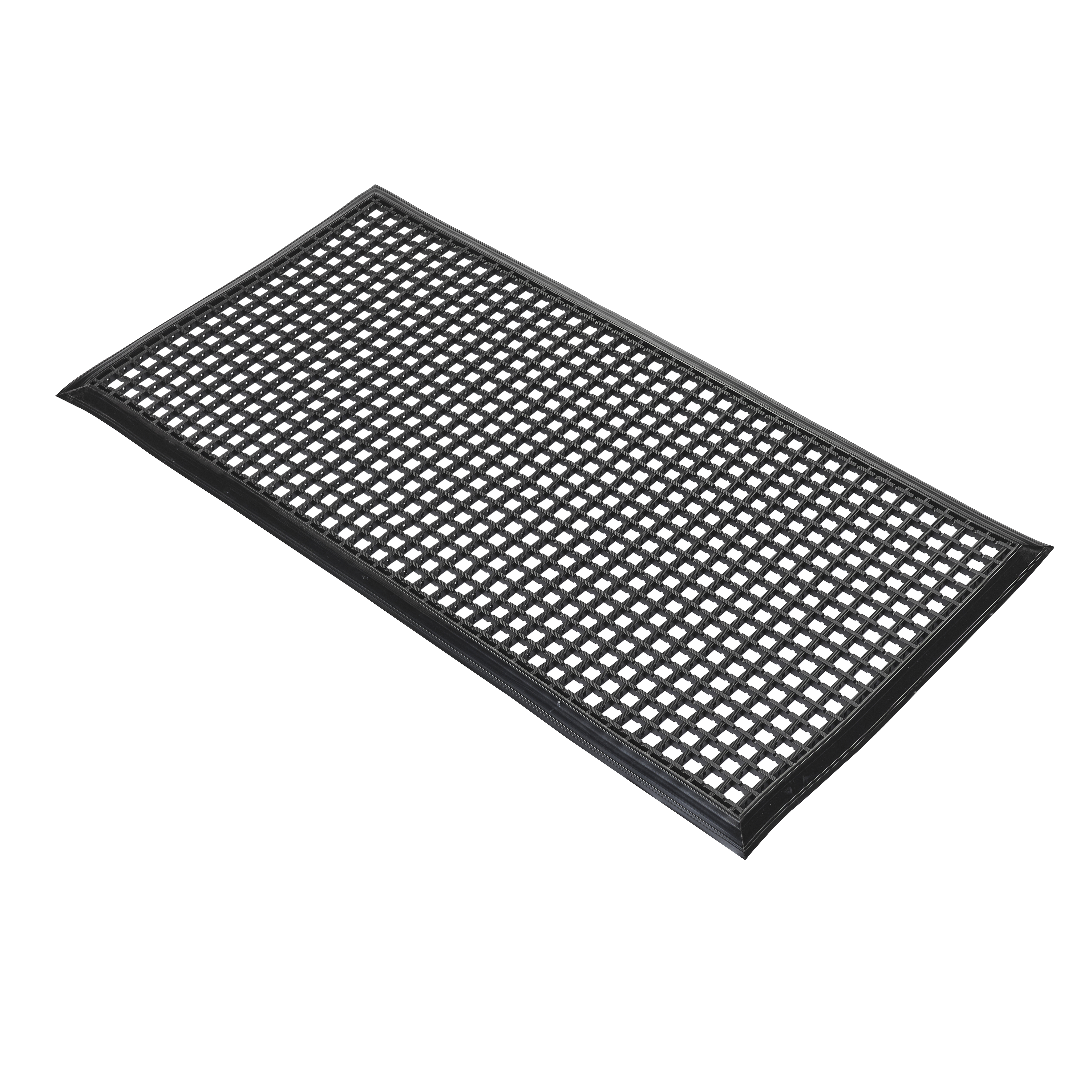 Coba Europe Entramat, Entrance Mat, Cross Ribbed, Indoor, Outdoor Use, Black, 0.6m 1.2m 12mm