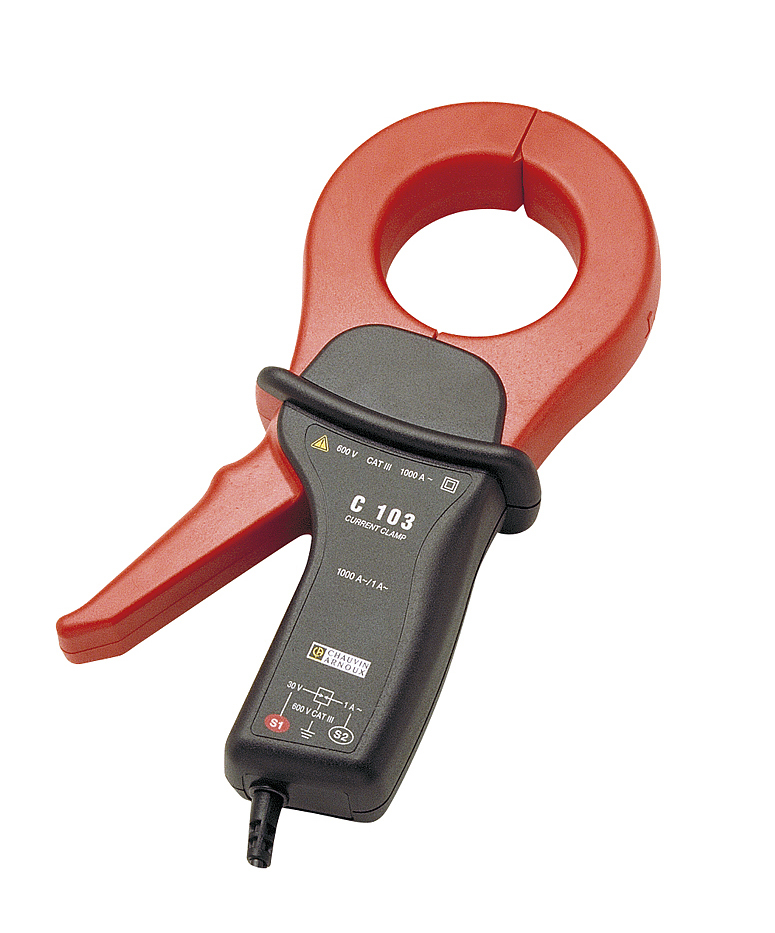Chauvin Arnoux C103 Current Clamp, AC Adapter, 1200A ac AC Max, Current Output