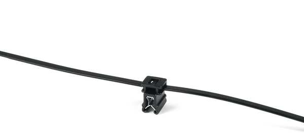 HellermannTyton Cable Tie, Releasable, 200mm x 4.6 mm, Black PA 6.6 Heatstabilised, Pk-500
